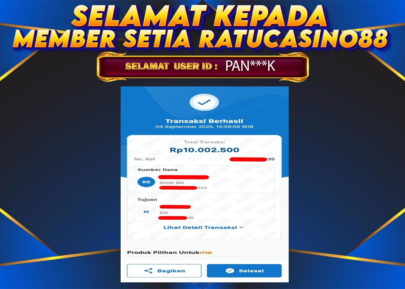 WITHDRAWAL MEMBER 46